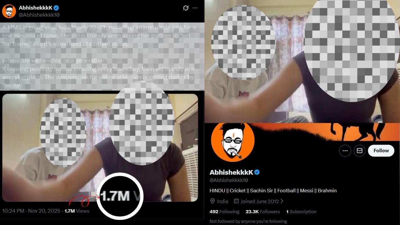 Hindutva Supporter’s MMS Tweet Goes Viral: Users Urge Removal