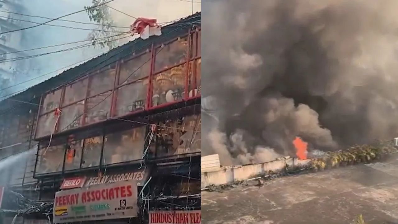 Massive Fire in Kolkata’s Lalbazar Area: Short Circuit Suspected