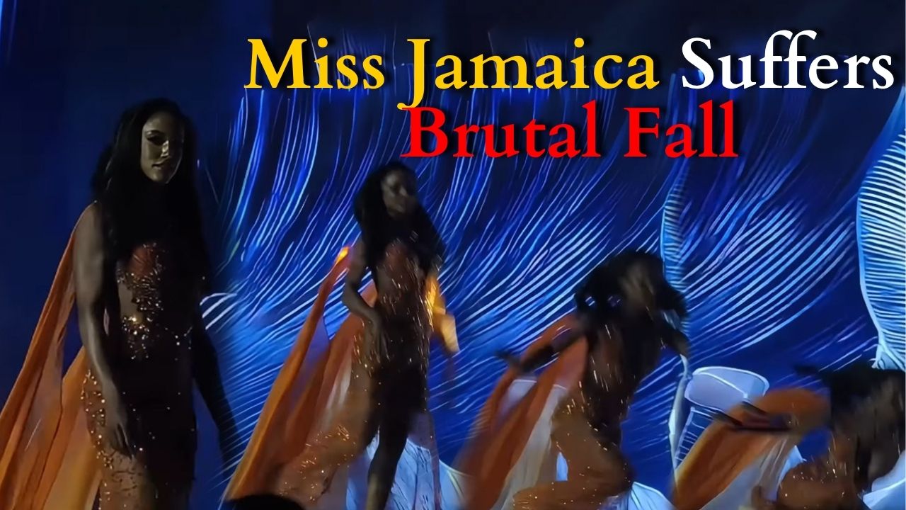 Miss Jamaica Suffers Brutal Fall During Miss Universe Walk