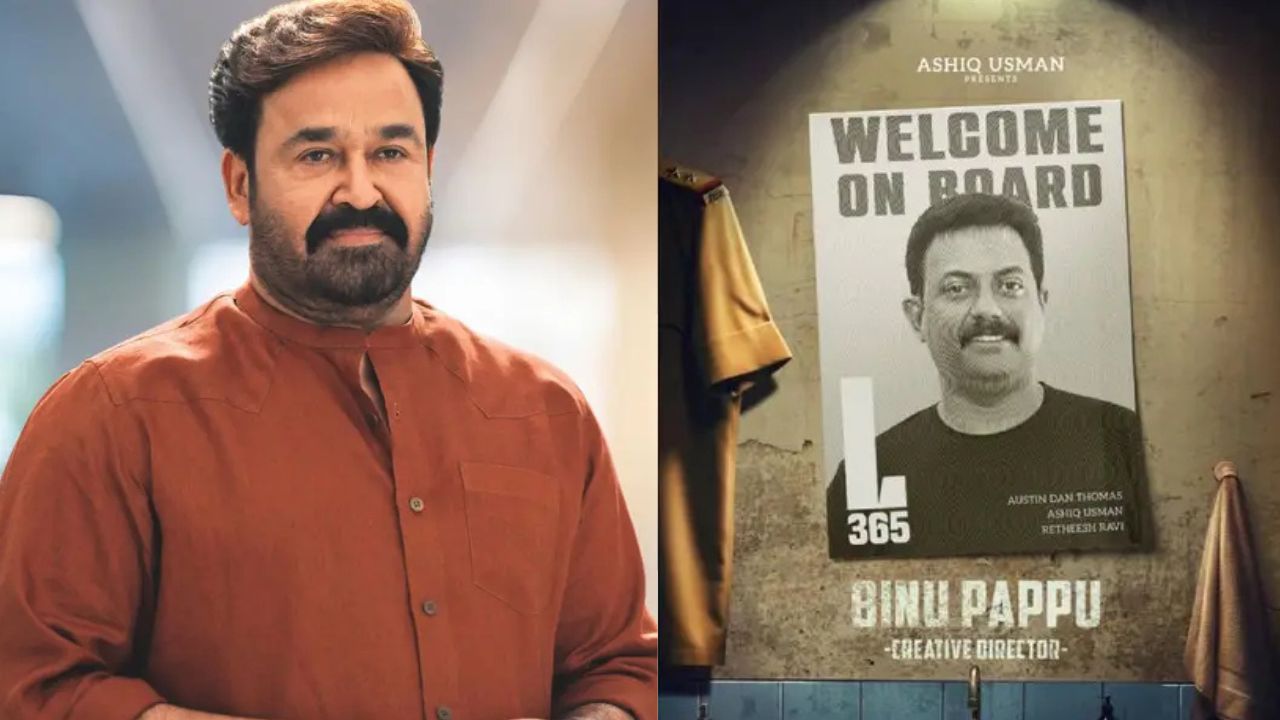 Mohanlal’s L 365: Binu Pappu Joins as the Creative Director