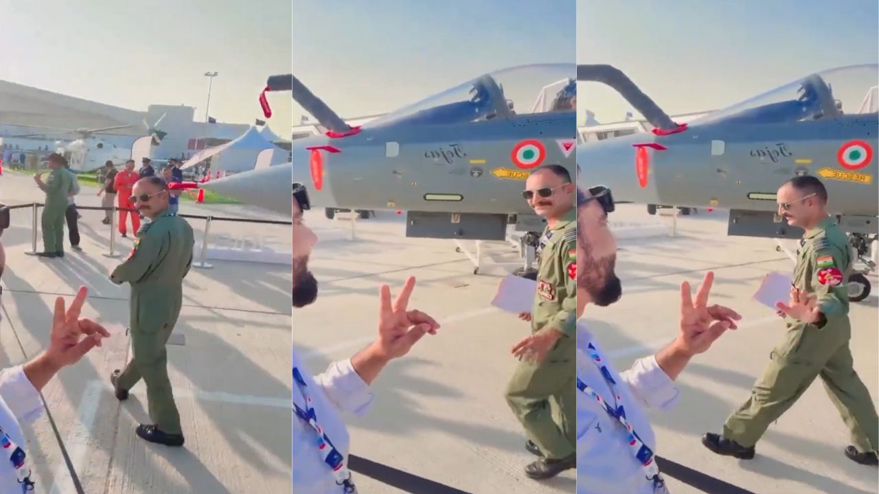 Namansh Syal Last Video Before Tejas Plane Crash in Dubai Airshow