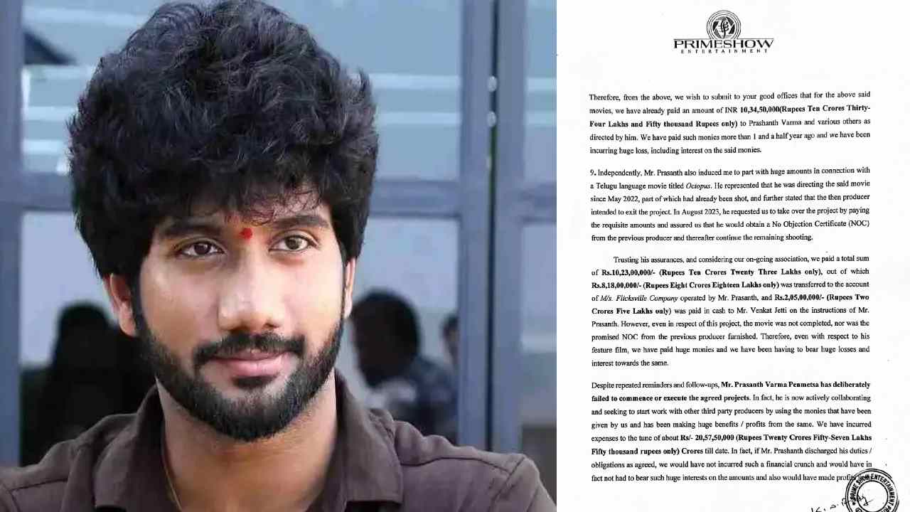 HanuMan Producer vs Prasanth Varma: Big Legal Battle Rocks Tollywood