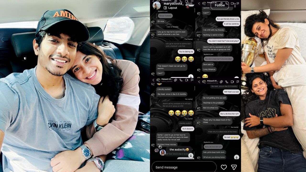 Who Did Palash Muchhal Cheat With On Smirit Mandhana; Mary D’Costa Reveals