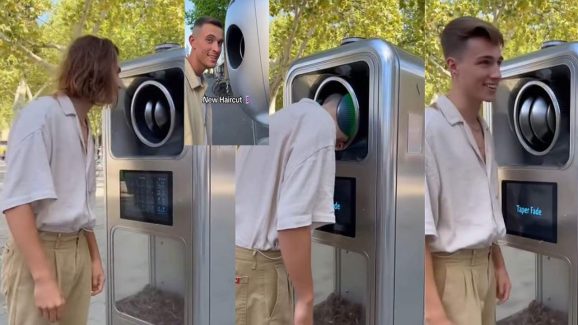 Instant Haircut Within 2 Seconds! Viral AI Machine Real or Fake?