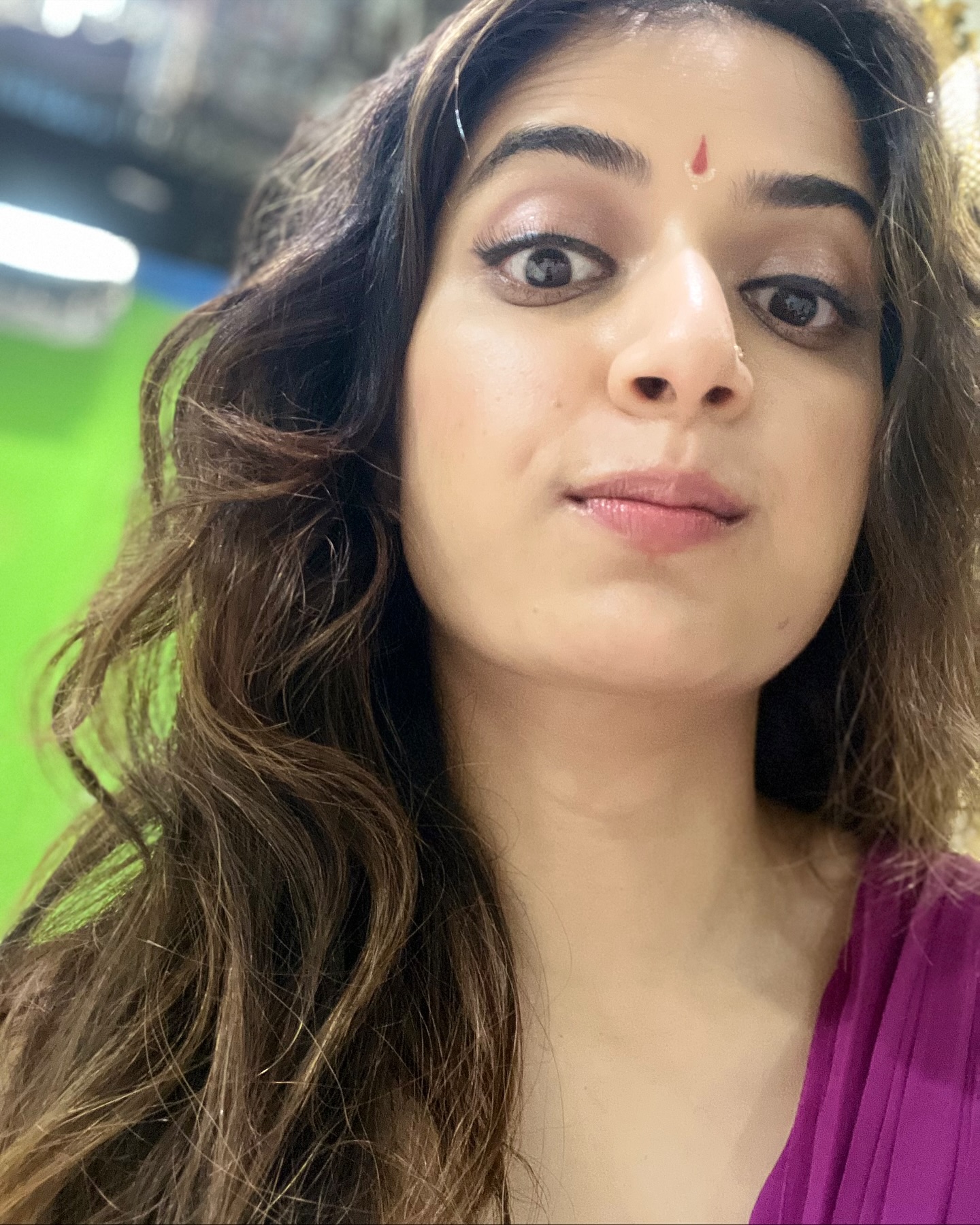 Ashika Ranganath Shares Beautiful BTS Pics From Vatha vaibhava Sets