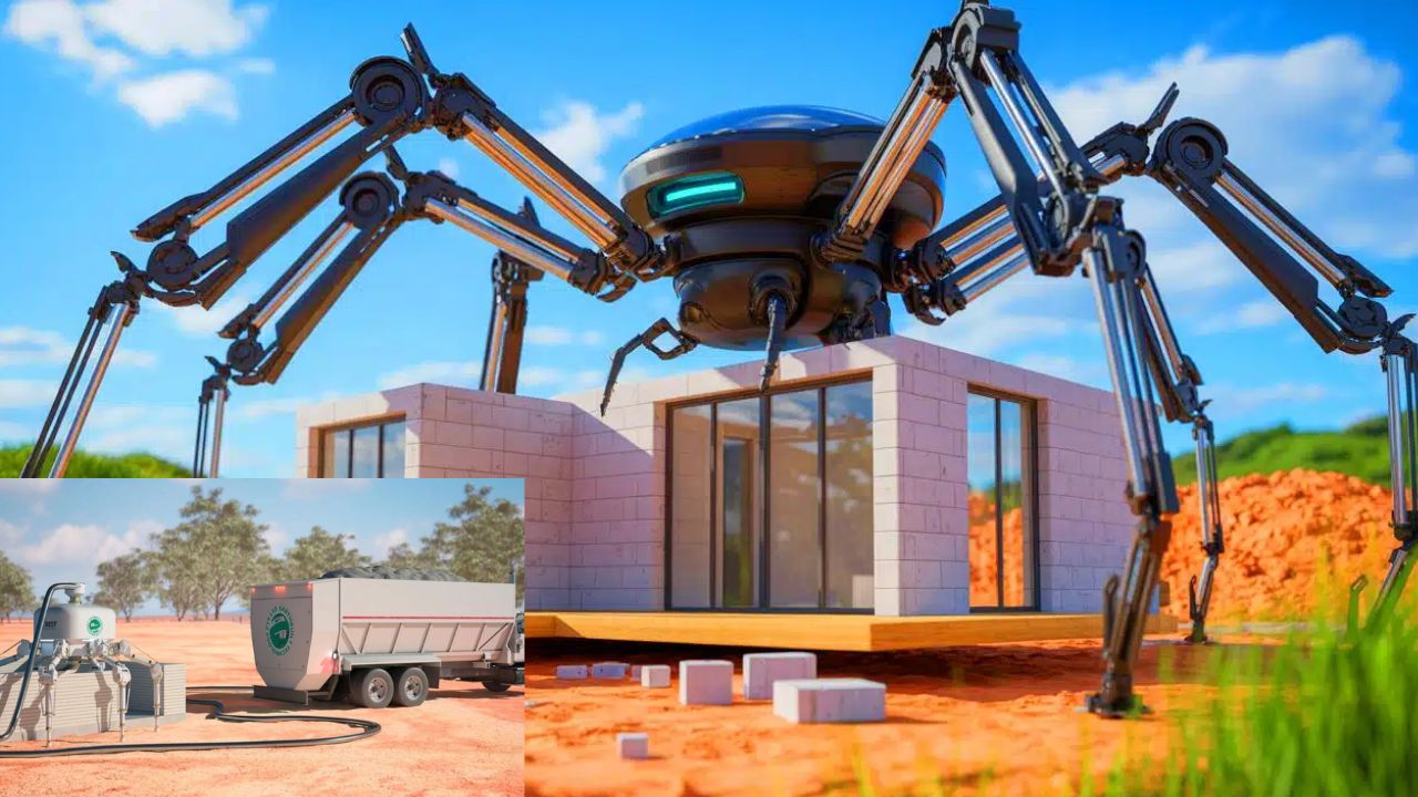 House Construction in 24 Hours! Spider Robot Shocks the World, Human Jobs at Risk