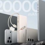 New 20,000mAh Power Bank With 100W Fast Charging And Built-In Cable