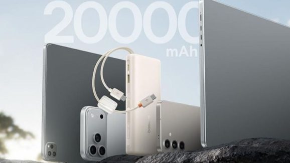 New 20,000mAh Power Bank With 100W Fast Charging And Built-In Cable