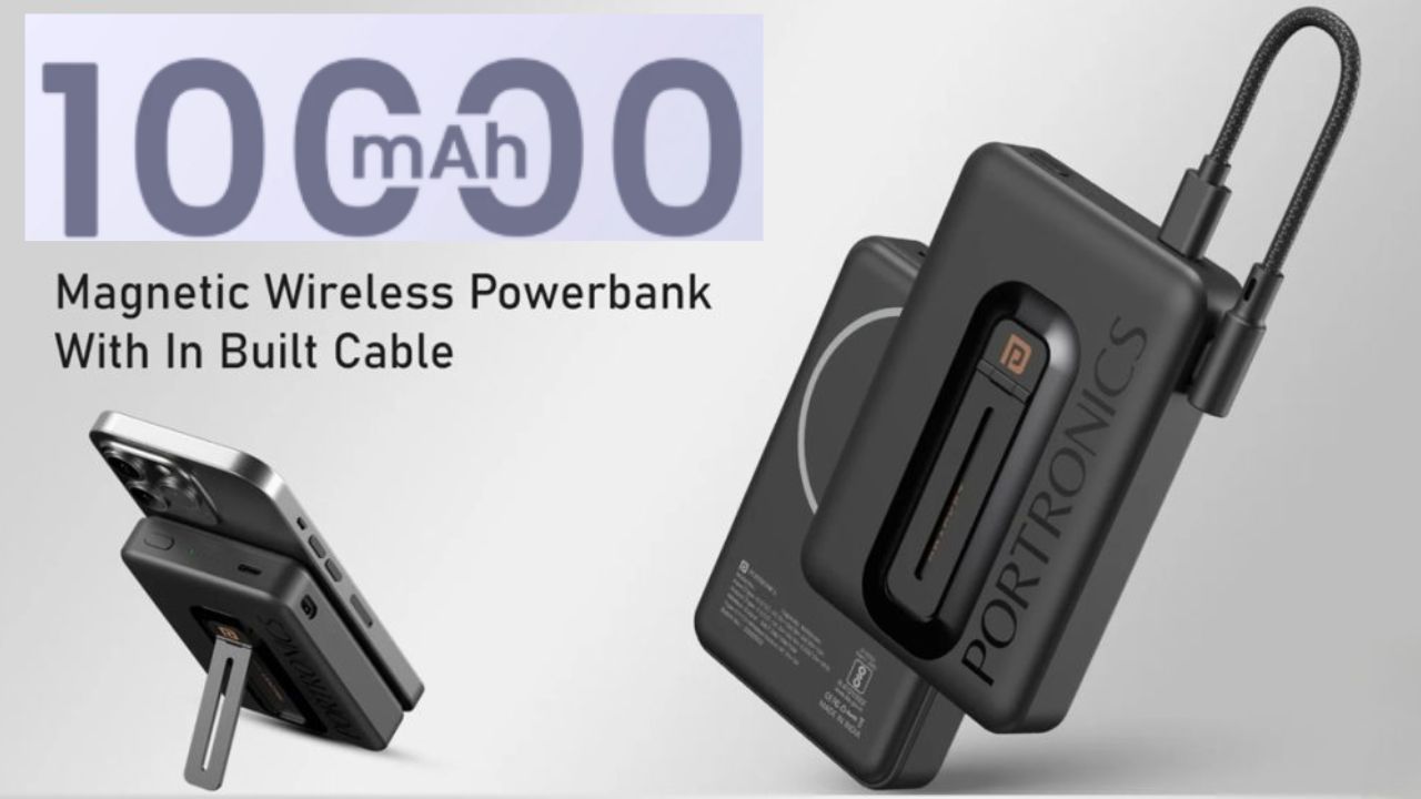 Phone Attachable Wireless 10000mAh Power Bank Launched For Just Rs1549