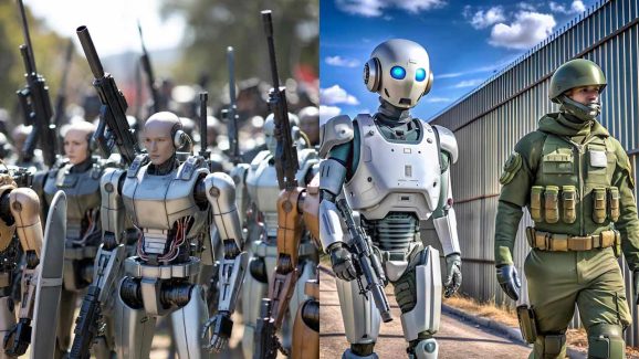 Humanoid Robots Will Guard the Border Now and Replace Their Own Batteries