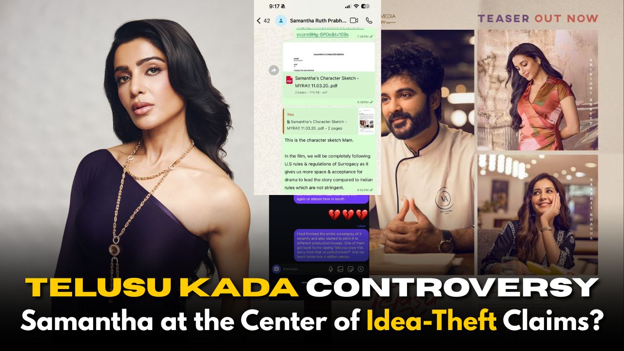 Telusu Kada Controversy: Samantha at the Center of Idea-Theft Claims?