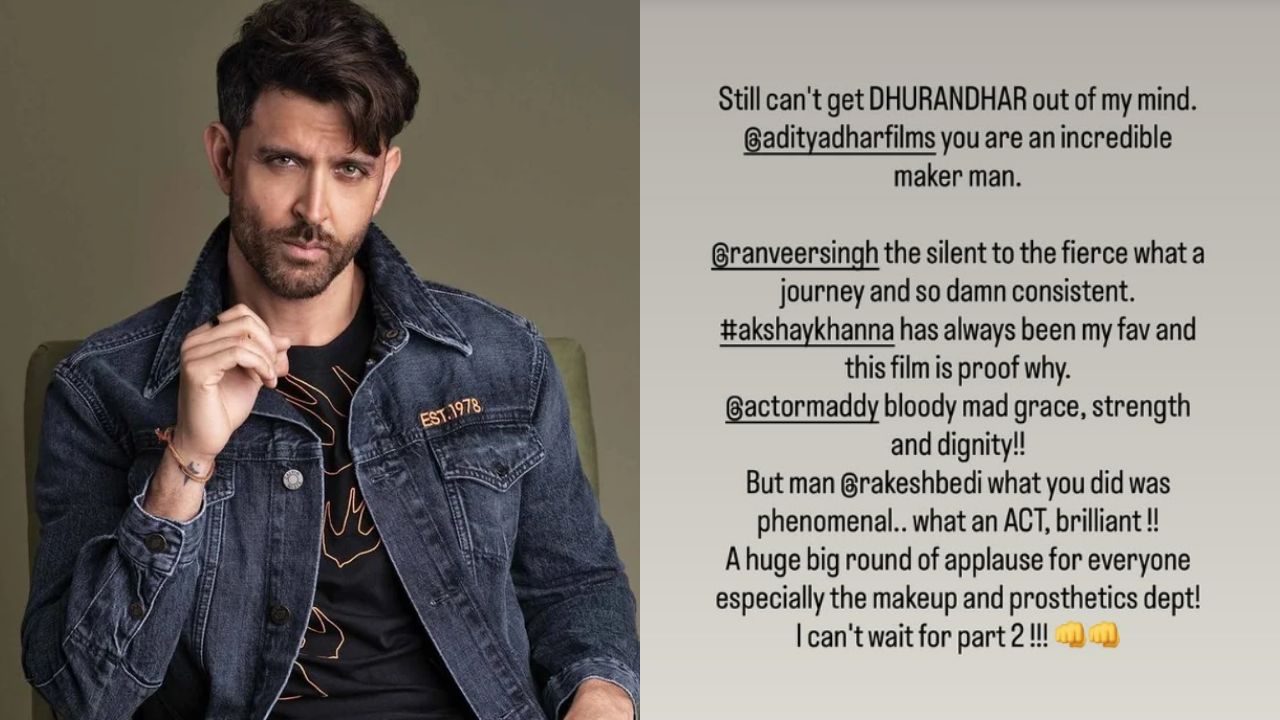 Hrithik Roshan Gets Trolled For Dhurandhar Comment: Check What Happened