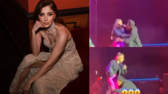 Kanika Kapoor Grabbed Onstage by Intruder at Concert: Viral Clip