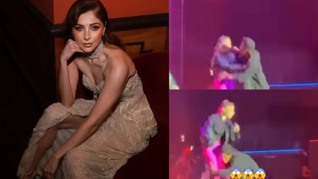 Kanika Kapoor Grabbed Onstage by Intruder at Concert: Viral Clip