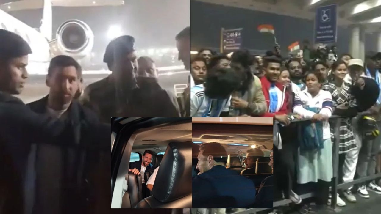 Messi Arrives in Kolkata to a Massive Fan Welcome