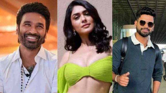 Mrunal Thakur Finally Reacts To Dating  With Dhanush And Shreyas Iyer