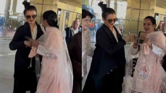 Actress Rekha Faces Backlash After Refusing Airport Selfie From Female Fan