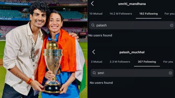 Smirti & Palash Unfollow Each Other After Wedding Cancelled