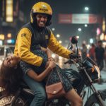 Viral Video: Rapido Rider Battles to Hold Up Drunk Woman During Ride